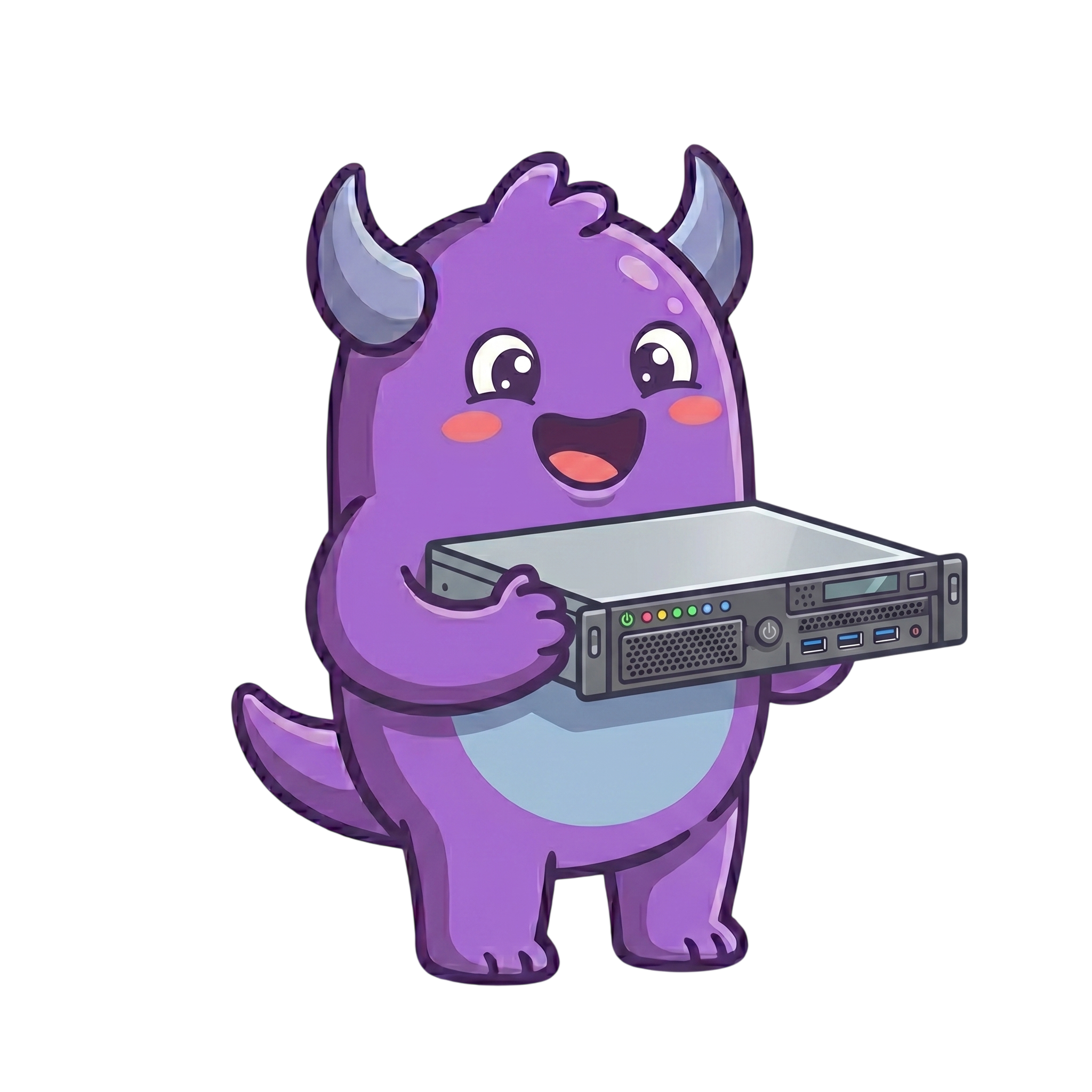 vServer.Monster Maskottchen